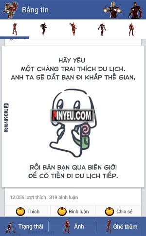 Tai facebook mod iron man cuc dep