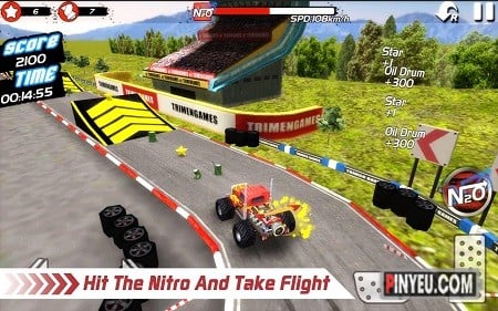 gioi thieu monster truck 4 4x4 stunt racer