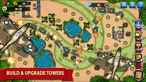 Tower Defense - War Strategy mod kim cương