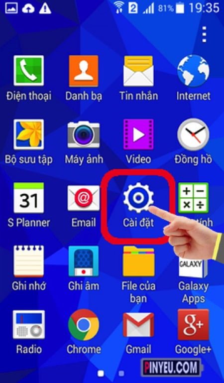 loi gui tin nhan tren dien thoai samsung