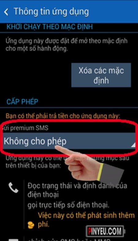 dien thoai sony xa loi gui tin nhan
