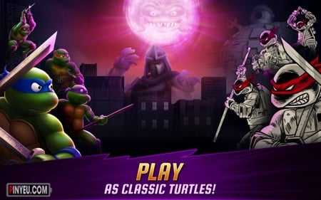 ninja turtles legends cho dien thoai