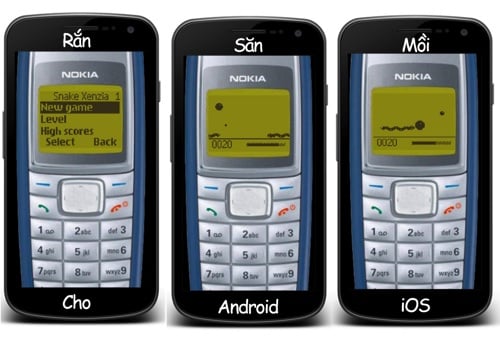 Tai game Snake xenzia ran san moi nokia