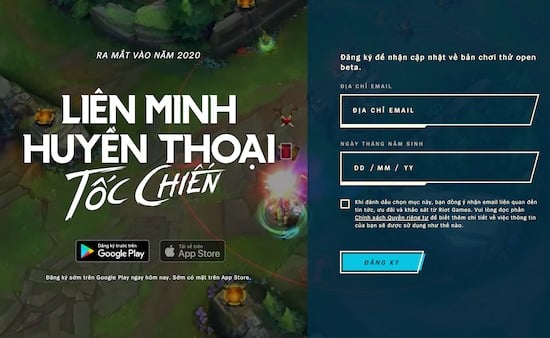 huong dan dang ky choi lien minh thoai toc chien beta