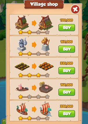 nâng cấp làng nhận vòng quay