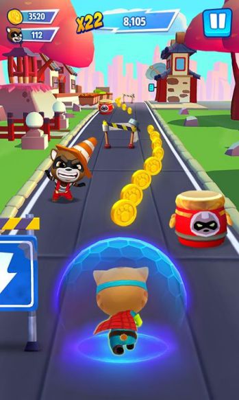 Tải Talking Tom Hero Dash mod vô hạn vàng