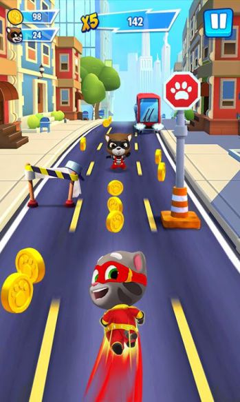 Talking Tom Hero Dash mod vô hạn tiền