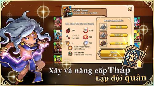 Crazy Defense Heroes card game