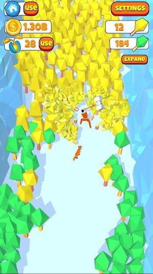 Idle Lumberjack 3D Game chặt cây