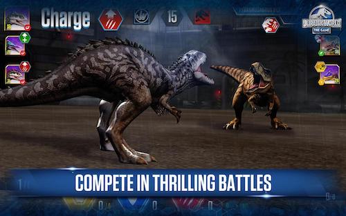 Jurassic World The Game khủng long pk