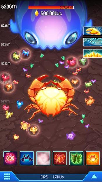 Crab War mod vô hạn ngọc trai