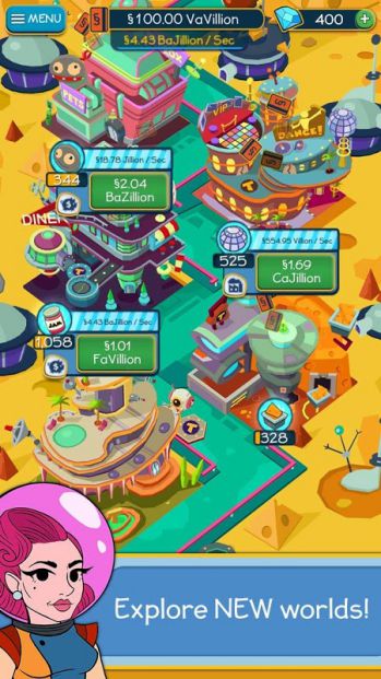 Game xây dụng thành phố Taps to Riches