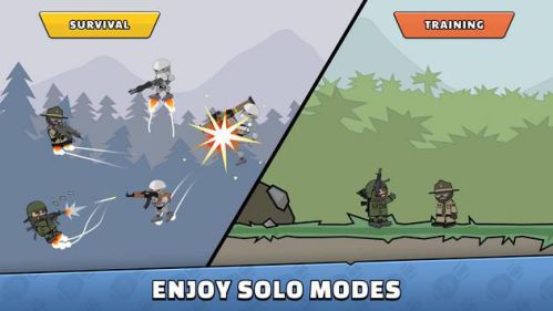 Mini Militia - Doodle Army 2 bắn súng