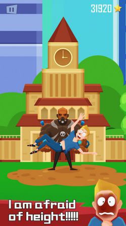 Game ném người lên cao