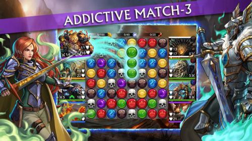 Gems of War game nhập vai giải đố