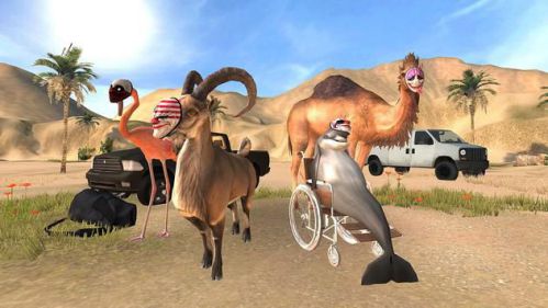 Goat Simulator Payday cướp đường phố