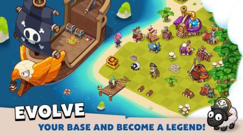 Pirate Evolution giao dịch trên đảo
