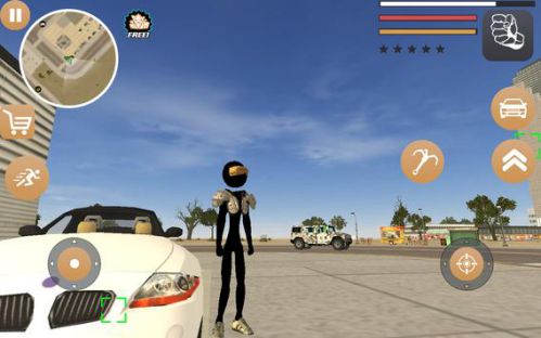 Rolling stickman game