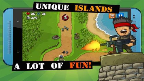 Island Defense bắn súng