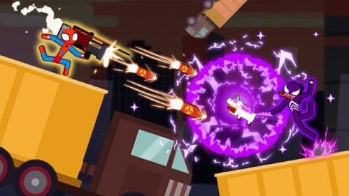 Spider Stickman Fight 2 mod vô hạn tiền