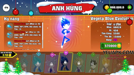 hack Stick Battle Fight vô hạn tiền