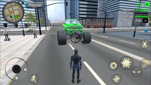 Black Hole Hero bảo vệ thành phố