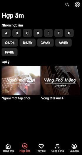 Hợp Âm Nhanh cho Android