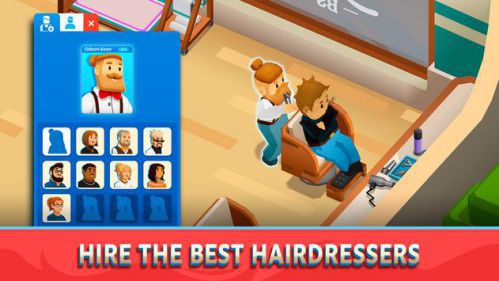 Idle Barber Shop Tycoon mô phỏng cuộc sống