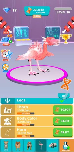 Idle Animal Evolution mod không quảng cáo