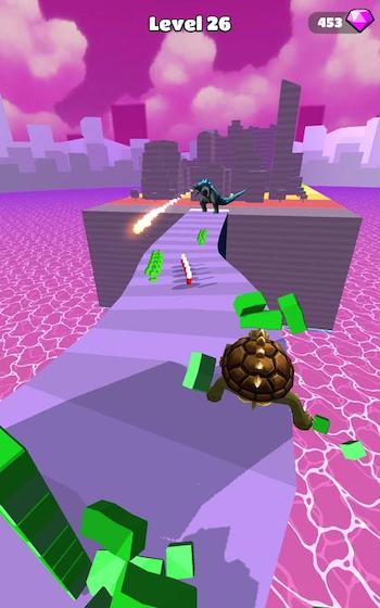 Kaiju Run mod vô hạn tiền