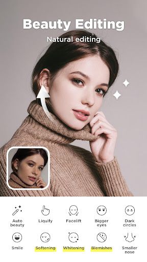 Ứng dụng chụp ảnh selfie, chỉnh sửa ảnh