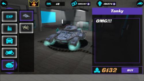 Unlimited Speed lái xe tăng