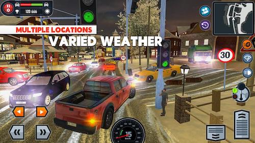 Car Driving School Simulator hack mở khóa xe