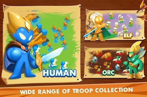 Clash of Stickman mod vô hạn tiền