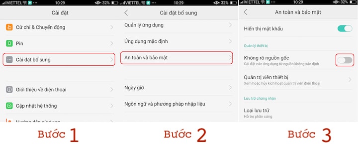 Hướng dẫn cài đặt nguồn không xác định trên Android