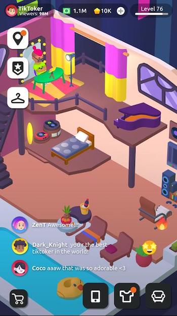 game trở thành tiktoker