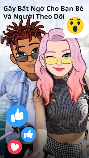 Ứng dụng Trình tạo hình đại diện và biểu tượng cảm xúc