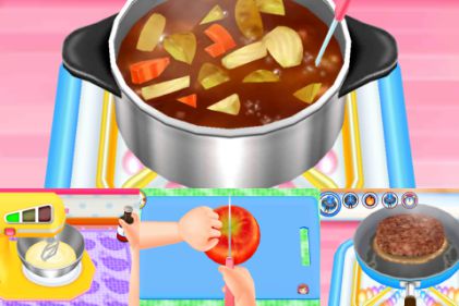 Cooking Mama thách thứ bạn làm đầu bếp
