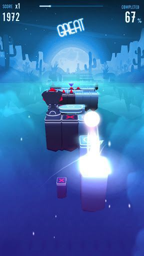 Dancing Sky 3 chơi theo nền nhạc