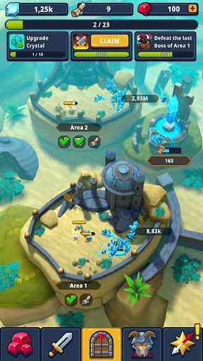 Idle Dungeon Manager game phiêu lưu giả tưởng