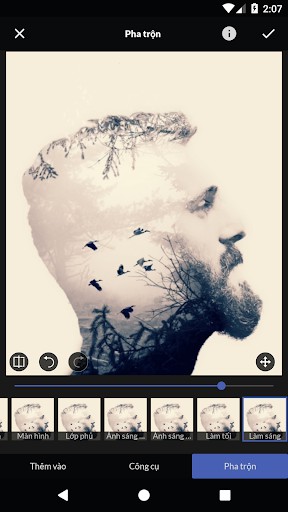 Ứng dụng tạo hiệu ứng và chỉnh sửa ảnh