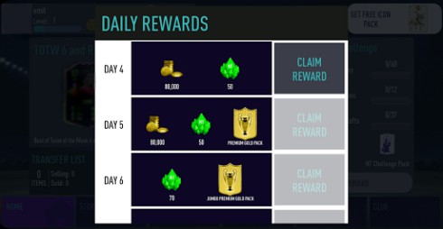 Tải NT 21 Draft Simulator + Pack Opener MOD Vô Hạn Tiền