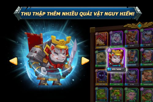 Tactical Monsters Rumble Arena nhiều quái vật thần thoại