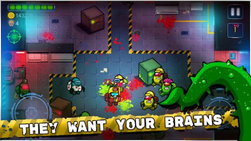 Zombie Among Space mod chế độ thần thánh