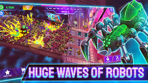 game phòng thủ robots tương lai