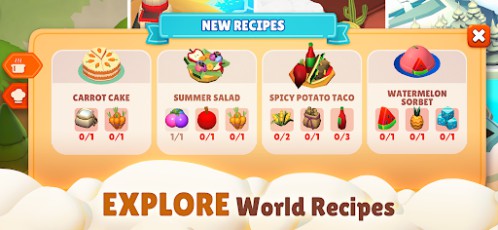 Adventure Chef: Merge Explorer MOD Vô Hạn Tiền