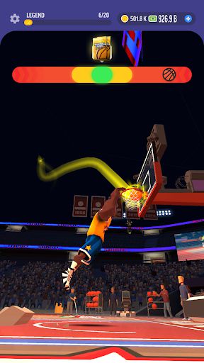 Basketball Legends Tycoon úp rổ
