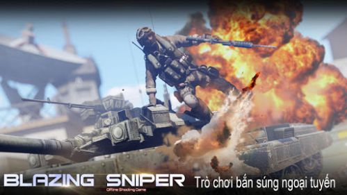 Blazing Sniper tiêu diệt thây ma