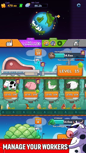 Tải Endless Colonies: Idle Space Explorer MOD Vô Hạn Đá Quý