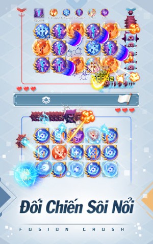 Fusion Crush MOD Phần Thưởng Miễn Phí